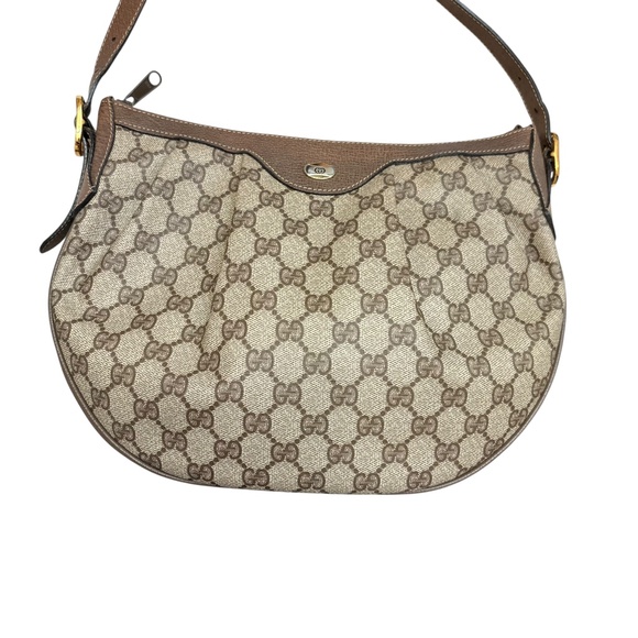 Gucci amazing vintage brown gg monogram messenger bag - Picture 1 of 11